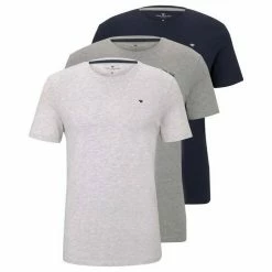 Rabatt 💯 TOM TAILOR T-Shirt »Dreierpack T-Shirts« Black, Blanc De Blanc White Melange, Middle Grey Melange 💯 -Tom Tailor Verkaufsgeschäft 4286e72b 1523 5a63 a77b 29d57a26fc92