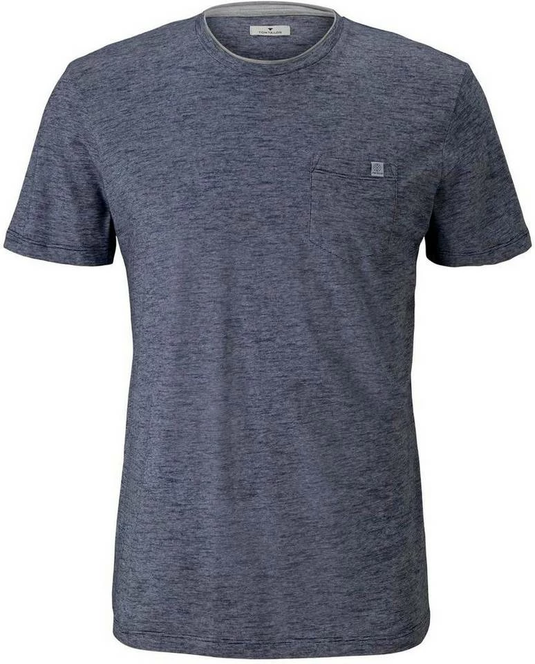 Budget 😉 TOM TAILOR T-Shirt Rot-meliert, Dunkelblau-graublau 😀 7 Budget 😉 TOM TAILOR T-Shirt Rot-meliert, Dunkelblau-graublau 😀 - Image 7