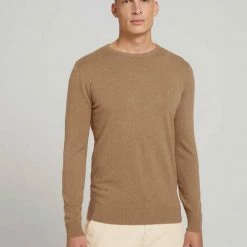 Besorgen 🌟 TOM TAILOR Strickpullover »Basic Pullover im Doppelpack« Sapphire green melange, Havana brown melange, Soft light blue melange 💯 -Tom Tailor Verkaufsgeschäft 42e61c10 86d7 5b09 8906 6d56cece95f4