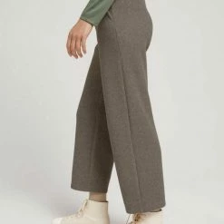 Coupon 🎁 TOM TAILOR Culotte »Cropped Stoffhose« Oyster grey melange, Java dark brown melange 👍 -Tom Tailor Verkaufsgeschäft 42e85b9a 5184 5421 b455 f885902cf70c