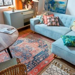 Bestes Angebot 🎁 Teppich »Funky Orient Heriz«, TOM TAILOR, rechteckig, Höhe 5 mm, Kurzflor, Orient-Optik, Vintage Design, Wohnzimmer 🥰 -Tom Tailor Verkaufsgeschäft 43b000c0 2036 51ea 838b 002f29fe4ddc