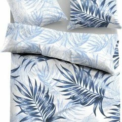 Billig 😀 Wendebettwäsche »Emmy«, TOM TAILOR, mit tollen Palmenblättern Grey, Green glow, Classic blue ✔️ -Tom Tailor Verkaufsgeschäft 43b5fe77 e120 5f11 8d8b a155143f470a