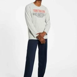 Auslauf 🔔 TOM TAILOR Pyjama »Pyjama, lang« (2 tlg) ⭐ -Tom Tailor Verkaufsgeschäft 4401cff4 5b55 5528 af74 b3beef22a58e