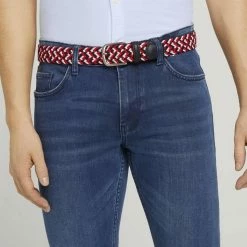 Bester Verkauf 😍 TOM TAILOR Ledergürtel »TOM TAILOR Gürtel Textilgürtel Herrengürtel Flechtgürtel Rot/Blau 8729« Black white oliv, Navy white red 🔥 -Tom Tailor Verkaufsgeschäft 44a7c398 a53c 5614 8fc4 78701594bfac