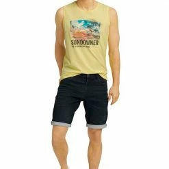 Top 10 😍 TOM TAILOR Muskelshirt mit Logoprint Gelb-weiß, Offwhite, Rot, Blau ✔️ -Tom Tailor Verkaufsgeschäft 455fee27 81e4 5cc5 ab95 c5715f59a746