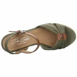 Rabatt 🤩 TOM TAILOR »Sandalette 🩴 Sandalen 🩴 Sandaletten« Keilsandalette Khaki, Yellow, Blue 😍 -Tom Tailor Verkaufsgeschäft 456d2f0b 9968 5dbb 9108 55db056ba4a1