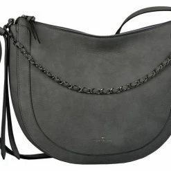 Top 10 👍 TOM TAILOR Hobo »LAVINA«, mit praktischem Reißverschluss Rückfach Dark grey, Black ✨