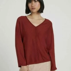 Bestes Angebot 👏 TOM TAILOR V-Ausschnitt-Pullover mit Details Hellbeige-uni, Dark maroon red, Altrosa-uni, 👖 Jeansblau-uni 🌟 -Tom Tailor Verkaufsgeschäft 45f7b01e 1233 5697 9ea9 bcf8e9c752b9