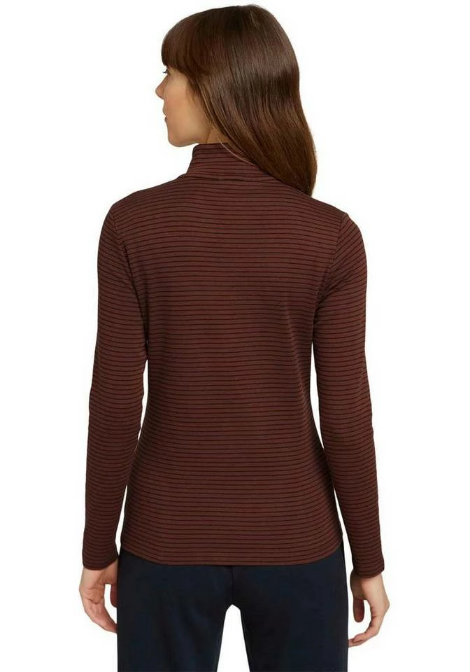 Bestpreis 🔥 TOM TAILOR Langarmshirt Schwarz, Graugrün, Braun-schwarz 😉 2 Bestpreis 🔥 TOM TAILOR Langarmshirt Schwarz, Graugrün, Braun-schwarz 😉 - Image 2