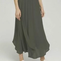 Schlussverkauf 💯 TOM TAILOR Sommerrock »Fließender Maxirock « Sky Captain Blue, Grape Leaf Green ⌛ -Tom Tailor Verkaufsgeschäft 46b630a1 e12e 5ace 83d2 380ea7eb3cf9