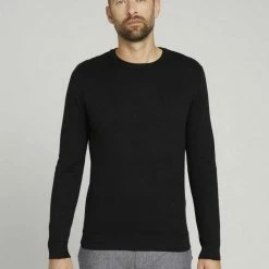 Auslauf ❤️ TOM TAILOR Rundhalspullover Light Soft Grey Melange, Sky Captain Blue, Light wood taupe melange, Black 🛒 -Tom Tailor Verkaufsgeschäft 46ed8adb 3140 5f82 b4d2 50ab69b007fa