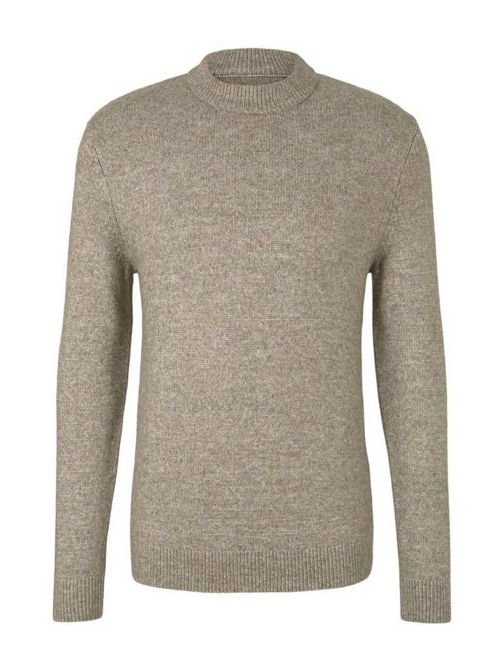 Rabatt 😀 TOM TAILOR Strickpullover »Melierter Pullover mit recyceltem Polyester« Dark prune melange, Soft beige melange ✔️ 7 Rabatt 😀 TOM TAILOR Strickpullover »Melierter Pullover mit recyceltem Polyester« Dark prune melange, Soft beige melange ✔️ - Image 7