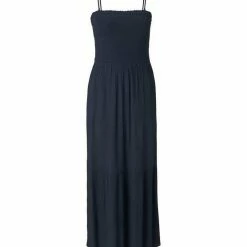 Rabatt 😍 TOM TAILOR Jerseykleid »Gerafftes Midikleid mit Spaghettiträgern« 🤩 -Tom Tailor Verkaufsgeschäft 47b0f696 82e2 54e1 b79c 51c4454f45e6