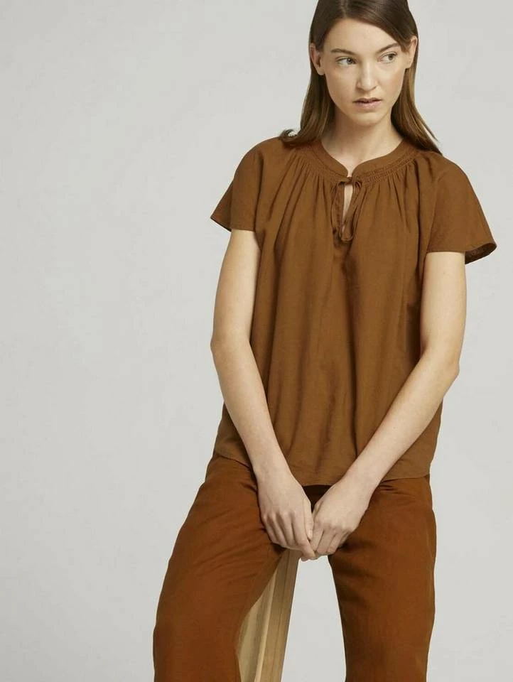 Brandneu 🎁 TOM TAILOR Kurzarmbluse 🌟 5 Brandneu 🎁 TOM TAILOR Kurzarmbluse 🌟 - Image 5