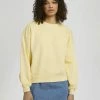 Top 10 🔔 TOM TAILOR Denim Sweatshirt »Oversized SweaT-Shirt mit Bio-Baumwolle« Soft yellow, Soft creme beige 🌟