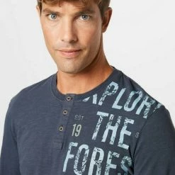 Brandneu 😉 TOM TAILOR Langarmshirt (1-tlg) Oak Leaf Green, Sky Captain Blue ✔️ -Tom Tailor Verkaufsgeschäft 4812add7 cd34 5975 9b77 79f0a502a32f