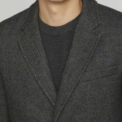 Auslauf 🔔 TOM TAILOR Kurzmantel »Wollmantel« Black, Beige wool structure, Sky Captain Blue, Mid grey wool structure 😍 -Tom Tailor Verkaufsgeschäft 4835e224 6074 5b86 9502 37af9aebac02