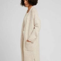 Billig 🔥 TOM TAILOR Strickjacke »Langer Cardigan in Melange Optik« Khaki olive melange, Cold beige melange 🥰 -Tom Tailor Verkaufsgeschäft 483d3078 0a4c 568c 8949 f9467e20b681