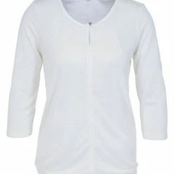 Billig 💯 TOM TAILOR T-Shirt »T-Shirt Button Loop 3/4Arm 👕 Shirt« Prairie Grass Green, Whisper White 🎉 -Tom Tailor Verkaufsgeschäft 4884c852 b710 56e6 ab5f 00ebc7953bfd