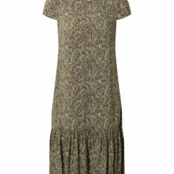 Großhandel 🌟 TOM TAILOR Sommerkleid »Damen Kleid Kurzarm« Nougat (24), Khaki white outline leaves, Sand (21), Black (85) 🔥 -Tom Tailor Verkaufsgeschäft 496dae84 45f5 55af 9428 79d652ad65d6