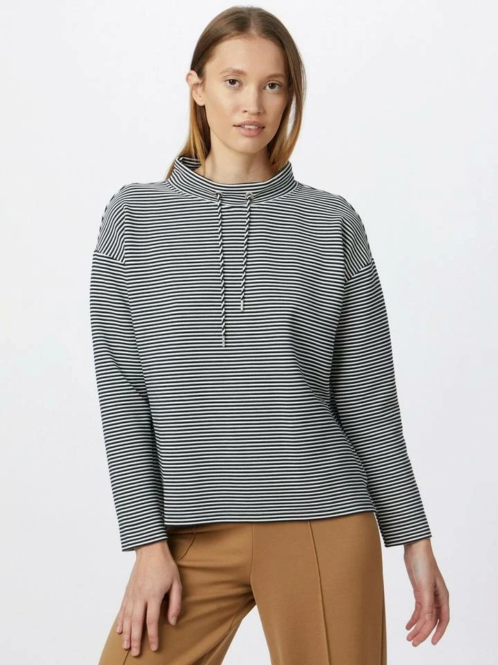 Am billigsten ✨ TOM TAILOR Sweatshirt (1-tlg) Navy offwhite ottoman stripe, Whisper White ✔️ 2 Am billigsten ✨ TOM TAILOR Sweatshirt (1-tlg) Navy offwhite ottoman stripe, Whisper White ✔️ – Bild 2