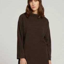 Auslauf 😍 TOM TAILOR Sweatshirt »Sweatshirt mit Stehkragen« Java dark brown, Cold beige melange, Khaki olive 🥰 -Tom Tailor Verkaufsgeschäft 49790bc8 6217 5830 84b5 1818287305dd