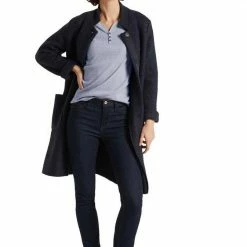 Schlussverkauf ❤️ TOM TAILOR Langarmshirt mit Henley-Ausschnitt Wollweiß-olivgrün-gestreift, Wollweiß-navy-gestreift ⭐ -Tom Tailor Verkaufsgeschäft 4a19f1dc e744 5d69 9a8a 2ed7dad993ce