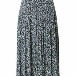 Aktion 🔥 TOM TAILOR A-Linien-Rock Pink big floral design, Blue offwhite minimal 😀