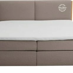 Am billigsten 🧨 TOM TAILOR Boxspringbett »CALIFORNIA BOX«, mit seitlichen Holzakzenten & TOM TAILOR Print am Kopfteil Light petrol TTI 16, Powder pink TUS 37, Cappuccino TTI 12, Aquamarin TIM 36 😍