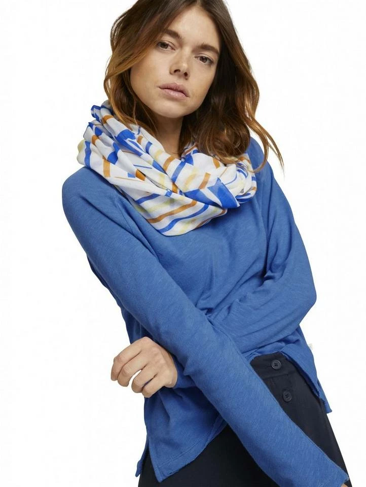 Bester Verkauf 🌟 TOM TAILOR Loop »printed loop scarf« 🛒 2 Bester Verkauf 🌟 TOM TAILOR Loop »printed loop scarf« 🛒 - Image 2
