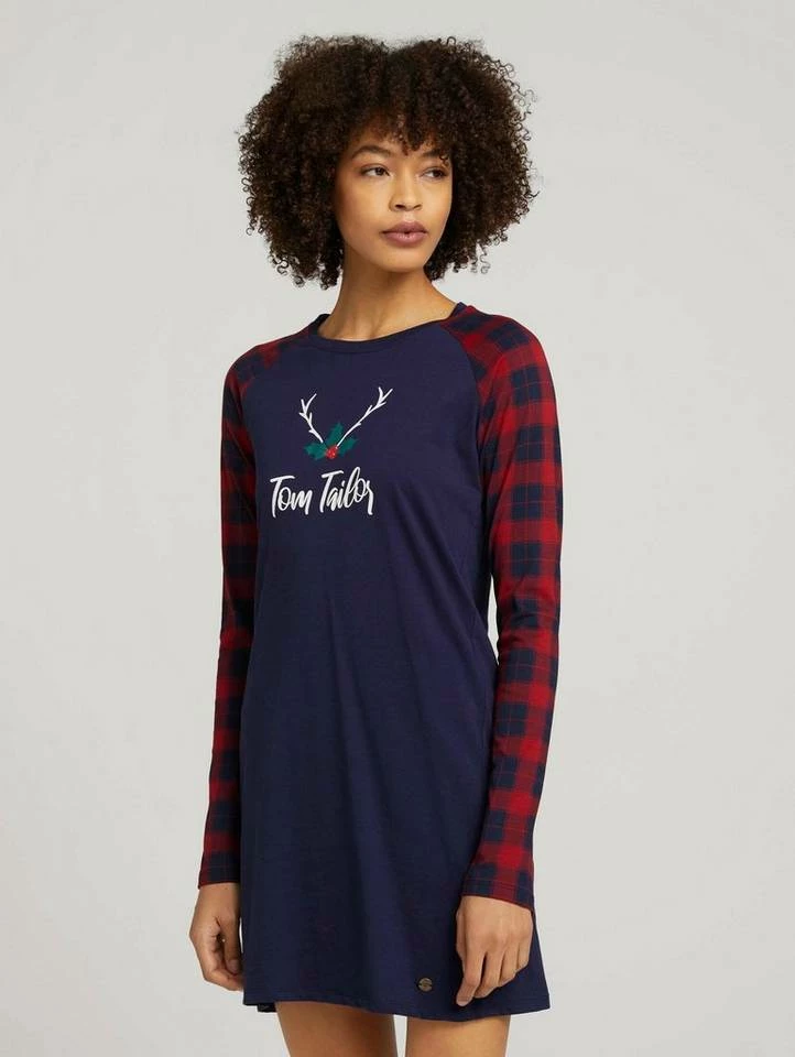 Besorgen 🎁 TOM TAILOR Pyjama »kariertes Nachthemd mit Print« ⌛ 9 Besorgen 🎁 TOM TAILOR Pyjama »kariertes Nachthemd mit Print« ⌛ - Image 9