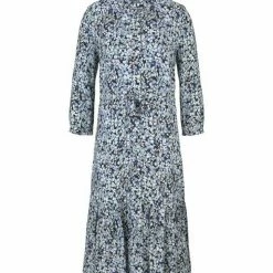 Schlussverkauf 🔔 TOM TAILOR Blusenkleid Offwhite floral design, Navy floral design 🌟
