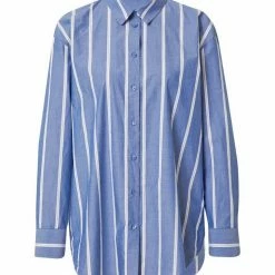 Besorgen 🤩 TOM TAILOR Langarmbluse White, Blue offwhite vertical stripe 💯