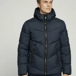 Auslauf 🎁 TOM TAILOR Winterjacke »gesteppte Pufferjacke« Flame Brown, Sky Captain Blue, Black, Olive Night Green 😍 -Tom Tailor Verkaufsgeschäft 4e775b81 0a0a 57a1 8467 6ecd528ad416