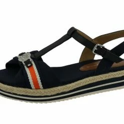 Aktion 💯 TOM TAILOR »Tom Tailor Denim Damen 1195802 🩴 Sandalette Sommer« Riemchensandale ✨ -Tom Tailor Verkaufsgeschäft 4ece7467 0cca 5479 bdea 5c94cc3461be