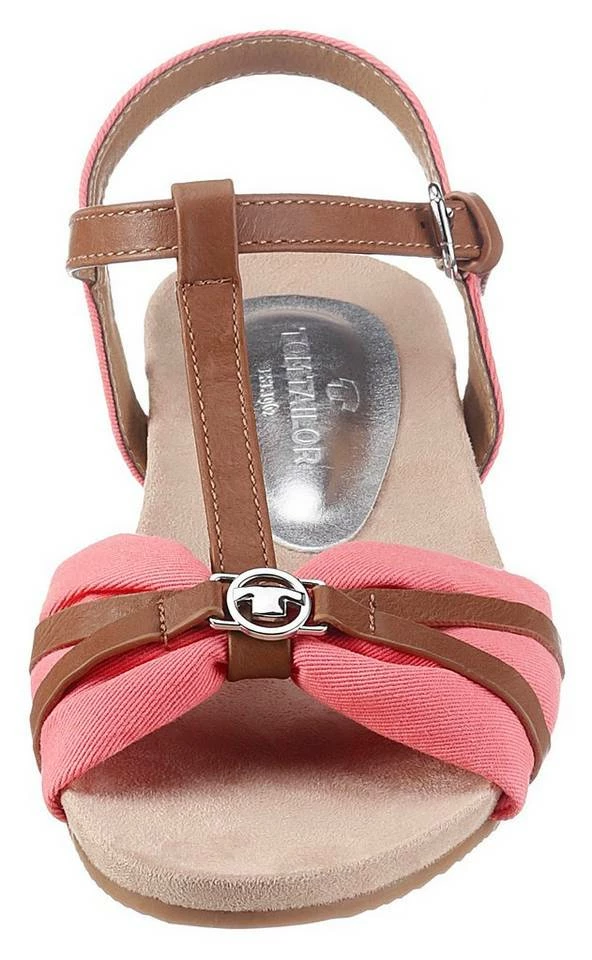 Großhandel ❤️ TOM TAILOR Riemchensandale im hübschen Materialmix Ocker, Koralle 😀 4 Großhandel ❤️ TOM TAILOR Riemchensandale im hübschen Materialmix Ocker, Koralle 😀 – Bild 4