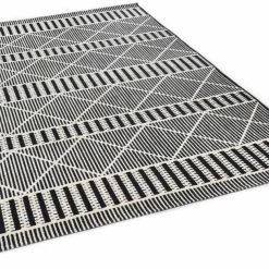 Blitzangebot 👏 Teppich »Funky Outdoor Geometric«, TOM TAILOR, rechteckig, Höhe 5 mm, Flachgewebe, In- und Outdoor geeignet, Wohnzimmer Natur, Grün, Schwarz 🎁 -Tom Tailor Verkaufsgeschäft 4f26334f f831 5eae 82c1 b6944e3fe942