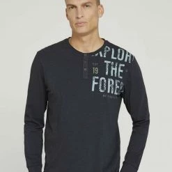 Brandneu 😉 TOM TAILOR Langarmshirt (1-tlg) Oak Leaf Green, Sky Captain Blue ✔️ -Tom Tailor Verkaufsgeschäft 4f4ed1f7 6490 5a58 80cd 1ba67abe7fb9