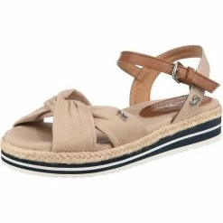Bester Verkauf 🔔 TOM TAILOR »Riemchensandalen« Riemchensandale Navy, Beige-kombi, Dunkelblau, Gelb-kombi 🔥 -Tom Tailor Verkaufsgeschäft 4f87895d d998 5997 8c23 a0801bcbc237