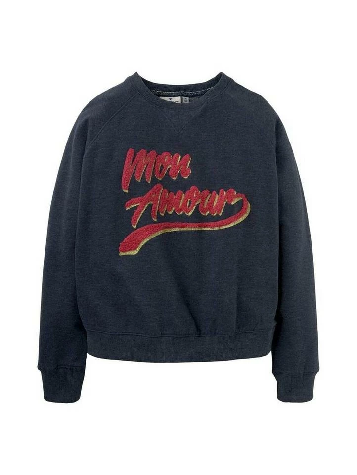 Bestes Angebot 👏 TOM TAILOR Sweatshirt »Sweatshirt mit Schriftprint« 👗 Dress blue-blue, Toreador-red, Lunar rock melange-beige 👏 2 Bestes Angebot 👏 TOM TAILOR Sweatshirt »Sweatshirt mit Schriftprint« 👗 Dress blue-blue, Toreador-red, Lunar rock melange-beige 👏 - Image 2