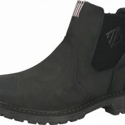 Großhandel 💯 TOM TAILOR »Lederimitat« Stiefelette Coal 00013, Whisky 01284 😍