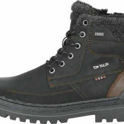 Bester Verkauf 😀 TOM TAILOR »Lederimitat« Schnürstiefelette 😉 -Tom Tailor Verkaufsgeschäft 502cfcd7 c5b1 570e 9dff 317192ae4911