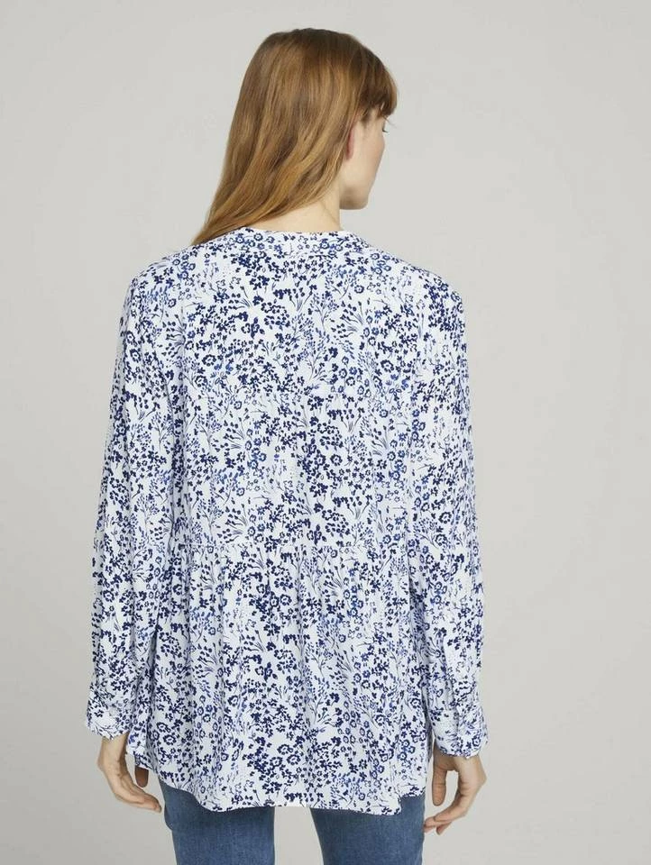 Coupon 🔥 TOM TAILOR Langarmbluse »Tunika Bluse mit Volants« Offwhite flower design, Sky Captain Blue, Whisper White 🤩 2 Coupon 🔥 TOM TAILOR Langarmbluse »Tunika Bluse mit Volants« Offwhite flower design, Sky Captain Blue, Whisper White 🤩 - Image 2