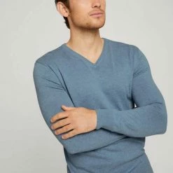 Großhandel 🌟 TOM TAILOR Strickpullover »Sweatshirt im Doppelpack« Havana brown melange, Sapphire green melange, Soft light blue melange ✔️ -Tom Tailor Verkaufsgeschäft 502f3daf 711a 5a3f 8972 f661f22ace83