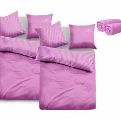 Auslauf 🌟 Bettwäsche »Ava«, TOM TAILOR, mit Gratis-Zugabe: Spannbettlaken Türkis-meliert, Anthrazit-meliert, Sand-meliert, Beere-meliert 🤩 -Tom Tailor Verkaufsgeschäft 503ba863 2a51 5de9 9dcb fd09d5d53d07