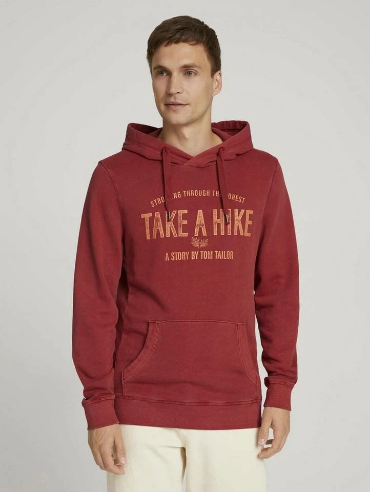 Bestpreis 🌟 TOM TAILOR Hoodie »Hoodie mit Print« Chili oil red, Sky Captain Blue, Oak Leaf Green, Beach Sand 🧨 26 Bestpreis 🌟 TOM TAILOR Hoodie »Hoodie mit Print« Chili oil red, Sky Captain Blue, Oak Leaf Green, Beach Sand 🧨 - Image 26