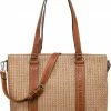 Besorgen 🔥 TOM TAILOR Shopper »Luisa« Schwarz-kombi, Cognac 🥰