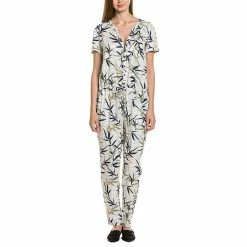 Großhandel ⌛ TOM TAILOR Jumpsuit »TOM TAILOR Denim Jumpsuit eleganter Damen Overall mit Allover-Muster und Tunnelzug Einteiler Weiß« ✨