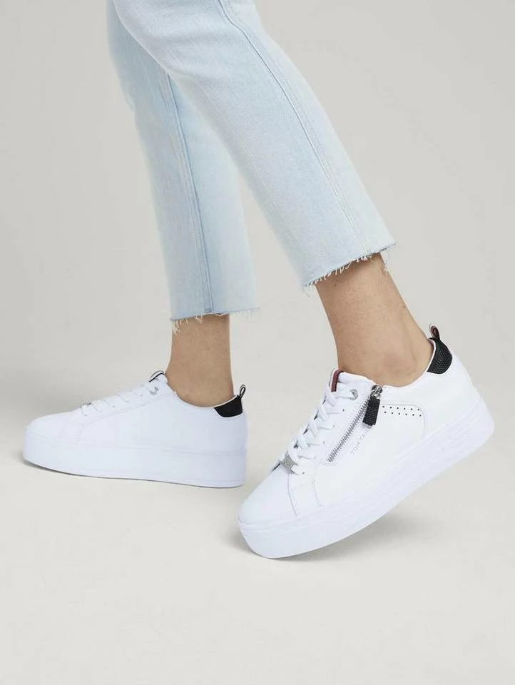 Coupon ⭐ TOM TAILOR »Tom Tailor Denim Damen 1196102 👟 Sneaker Sommer Memory Effekt« Schnürschuh Weiß, White, Navy, Cognac ❤️ 24 Coupon ⭐ TOM TAILOR »Tom Tailor Denim Damen 1196102 👟 Sneaker Sommer Memory Effekt« Schnürschuh Weiß, White, Navy, Cognac ❤️ – Bild 24