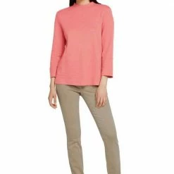 Auslauf 👍 TOM TAILOR 3/4-Arm-Shirt mit seitlicher Knopfleiste am Saum Hellpink, Dunkelrot, Dunkelblau ✨ -Tom Tailor Verkaufsgeschäft 512b4926 a1ba 5010 9751 20ae35f90df8